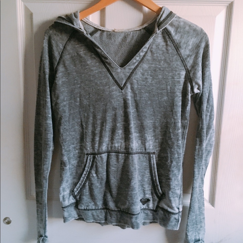 Roxy V-neck beachy hoodie